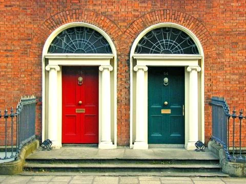 Dublin Doors Stock Photos