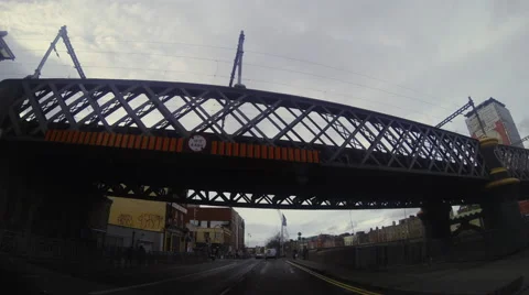 Dublin Driving during the Day with Traffic Stock Footage 62901783