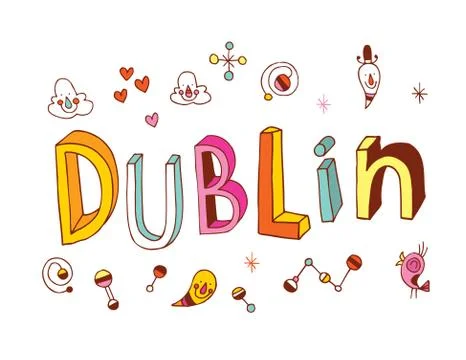 Dublin Stock Illustration