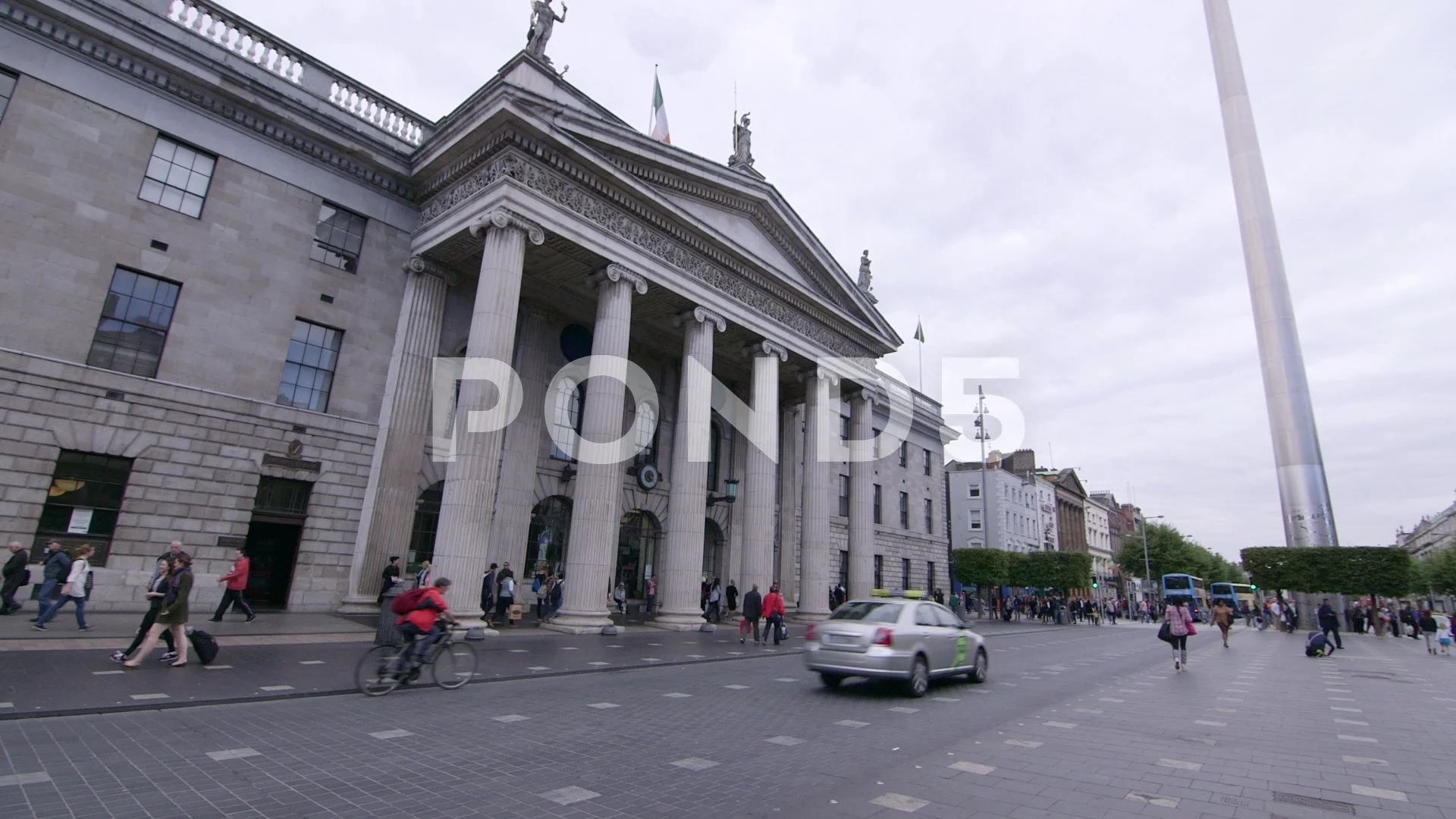 Dublin, Ireland General Post Office (GPO... | Stock Video | Pond5