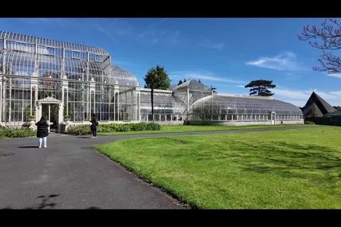 Dublin, Ireland - May 12 2024 "Walk around Dublin's Botanical Gardens" Stock Footage 277389341
