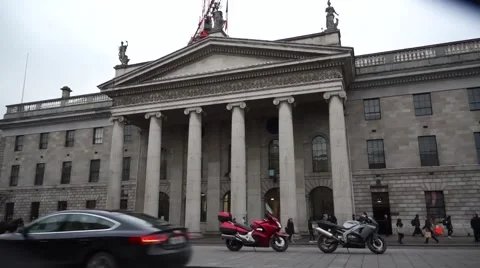 Dublin Ireland Post Office 스톡 동영상 46692552