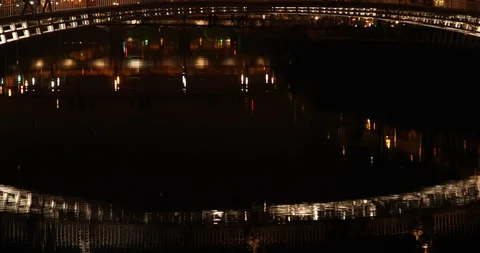 Dublin night Video stock 101024023