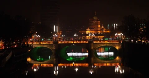 Dublin night Vídeos de archivo 101024152