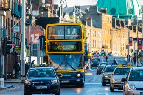 Dublin, Oct 1, 2012: The Ikea Bus. Stock Photos