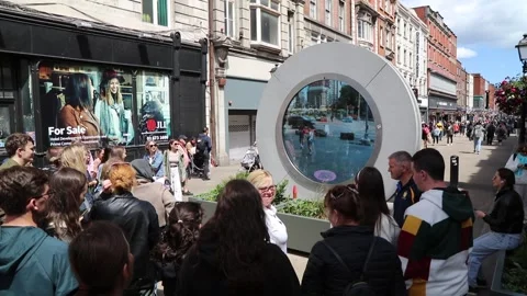 Dublin Portal Stock Footage 295928854
