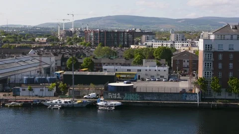 DUBLIN RIVER Video stock 95458967