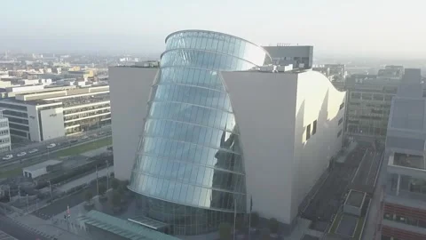 Dublin - River Liffey Stock Footage 256047512