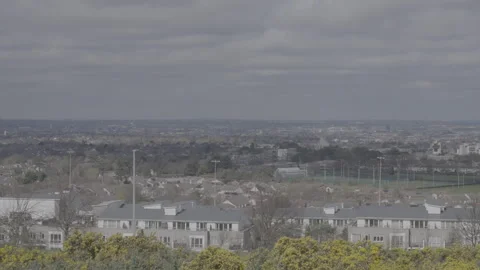 Dublin from Sandyford Stock Footage 309105482