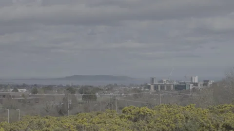 Dublin from Sandyford Stock Footage 309115010