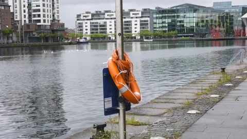 DUBLIN SAVE WHEEL PAN 02 Video stock 95459252