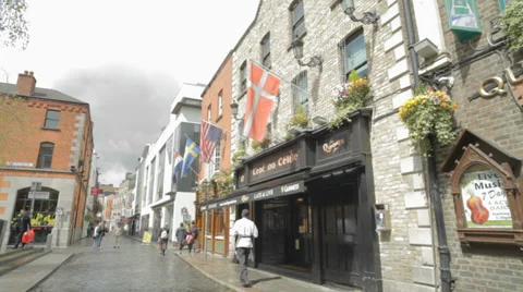 Dublin Street Stock Footage 35513201