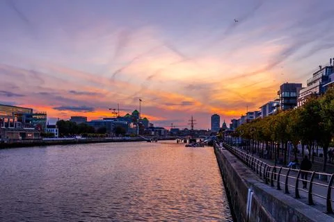 Dublin Sunset Stock Photos