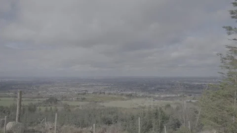 Dublin from Ticknock Stock Footage 309114376