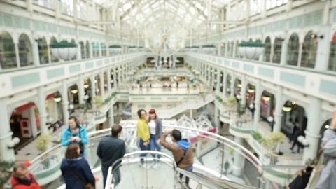 DUBLIN WALKING UP Video stock 95462570