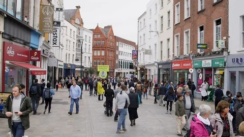 DUBLIN WALKING 스톡 동영상 95462871