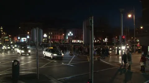 Dublin's O'Connell Street (2/2) Stock Footage 10889409