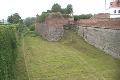 Dubno castle Stock Footage