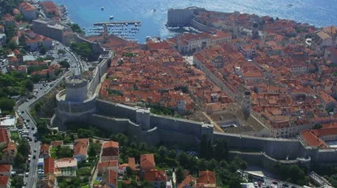Dubrovnik aerial Stock-Footage 12227407