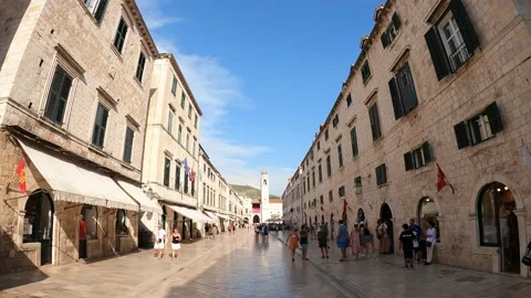 Dubrovnik, Croatia Hyperlapse Stock Footage 161038682