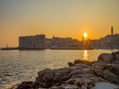 Dubrovnik Day to night timelapse Видео 76028443
