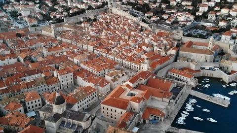 Dubrovnik drone of view Stock Footage 103154206