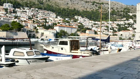 Dubrovnik from the harbour Video stock 148762919