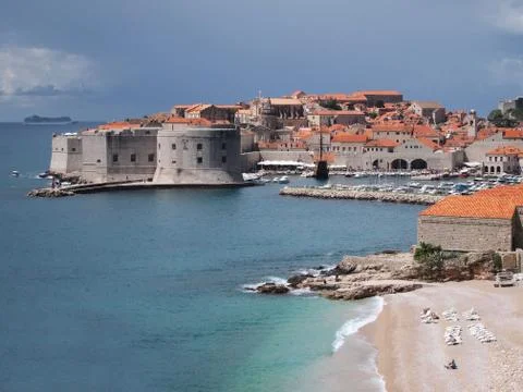 Dubrovnik harbour Stock Photos