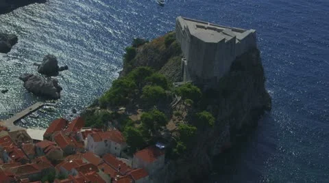Dubrovnik Lovrijenac Stock Footage 12224366