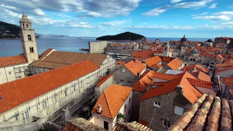 Dubrovnik Old Town Stock Footage 155199633