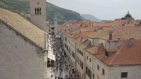 Dubrovnik Stradun Video stock 116711990