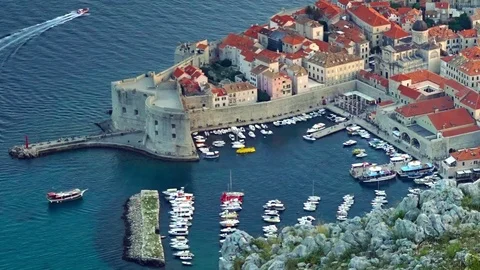 Dubrovnik Timelapse Stock Footage