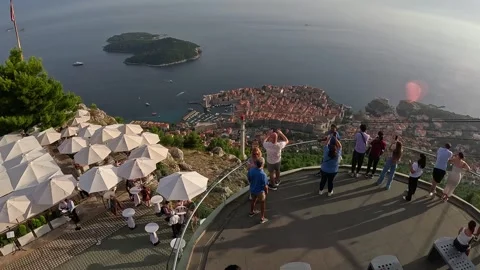 Dubrovnik view from above Stock Footage 255791223