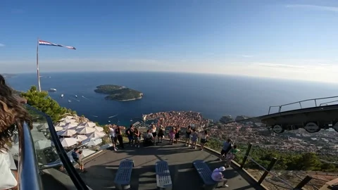 Dubrovnik view from the top Stock Footage 220613513