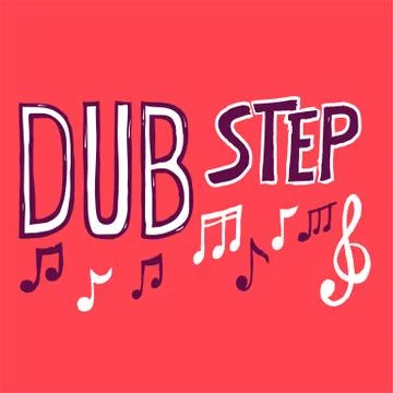 Dubstep music style Stock Illustration