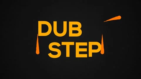 Dubstep Text Animation Stock Footage 66112819