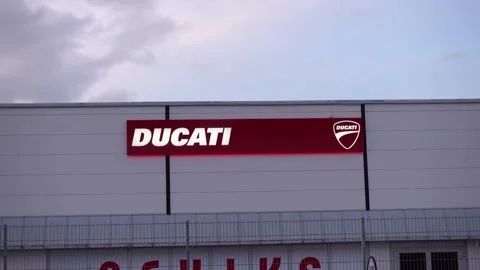 Ducati sign Video stock 283004162