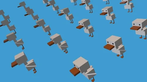 Duck - ANIMATED BACKGROUND Stock Footage 78029552