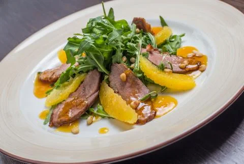 Duck Breast with Orange Stock Photos