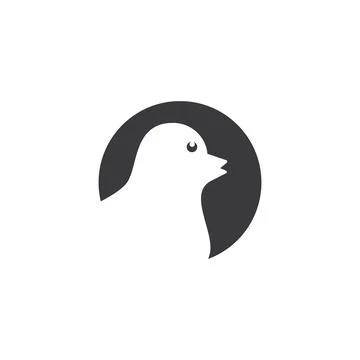 Duck cartoon logo Stockillustratie