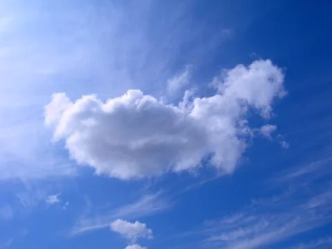 Duck-like cloud Foto stock