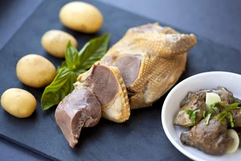 Duck confit Foto stock