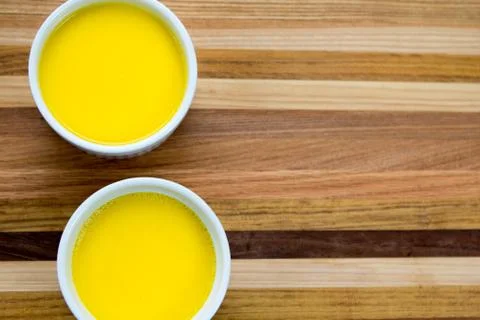 Duck egg custard Fotos de archivo