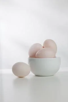The duck eggs Stock Photos