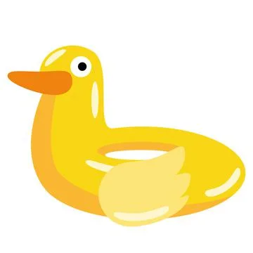 Duck float inflatable Ilustración de archivo