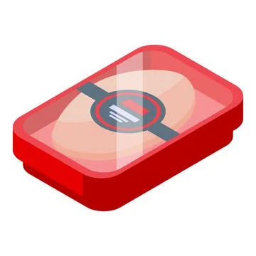 Duck food icon isometric vector. Goose cuisine Illustrazione stock