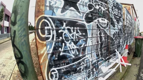 Duck Graffiti Newtown Stock Footage 152020958