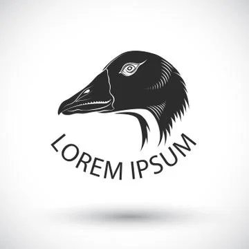 Duck Head Vector Stock Illustration