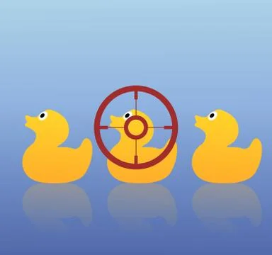 Duck Hunting Stock Illustration