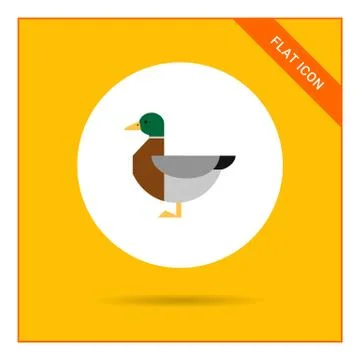 Duck icon 스톡 일러스트